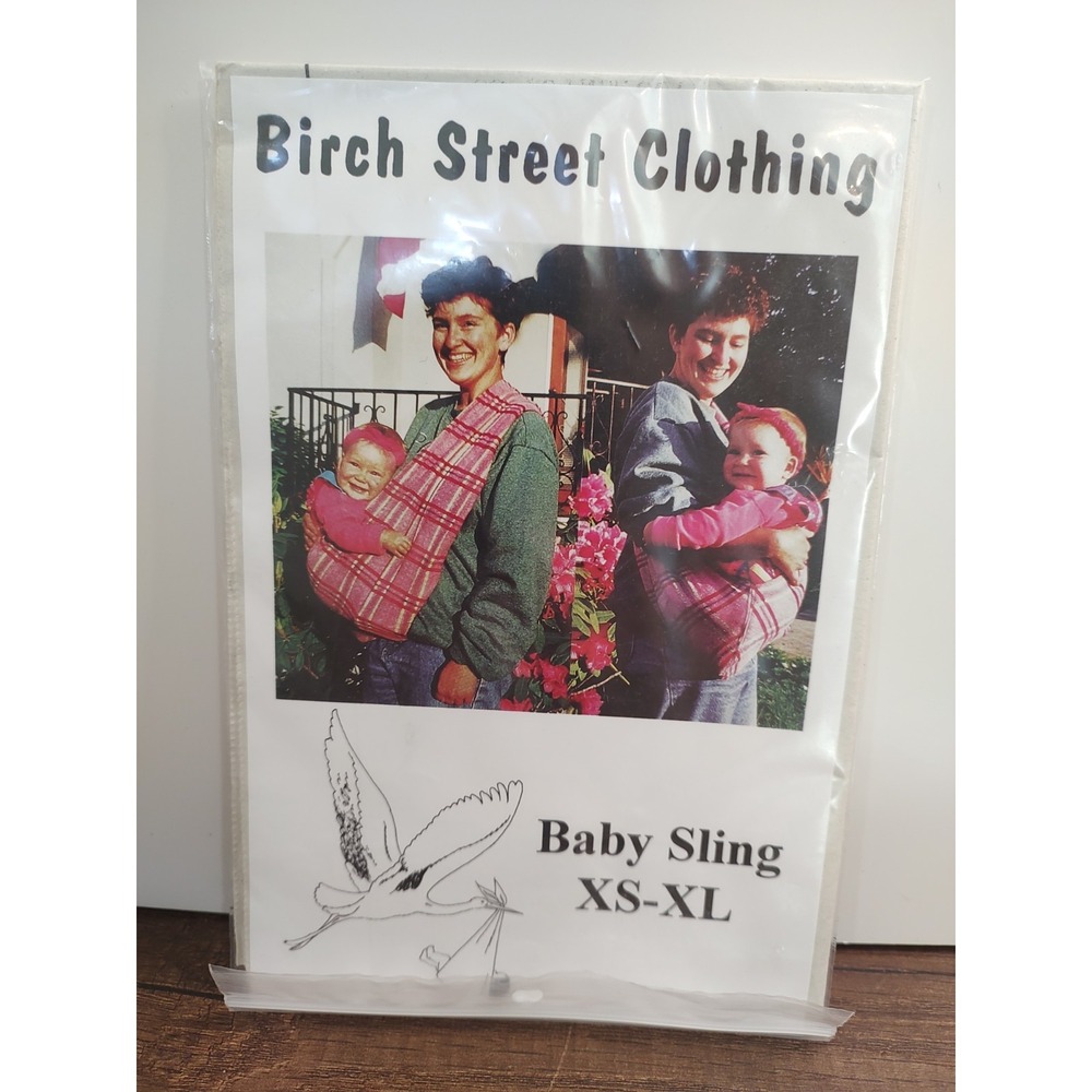 Baby Sling Sewing Pattern XS-XL Birch Street Clothing Cut P43